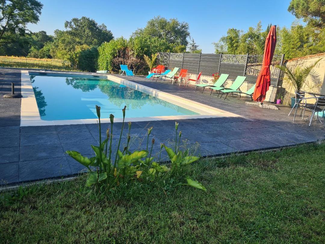 Bed and Breakfast Aux Abris Des Vents D'Anges Les Artigues-de-Lussac Exteriér fotografie